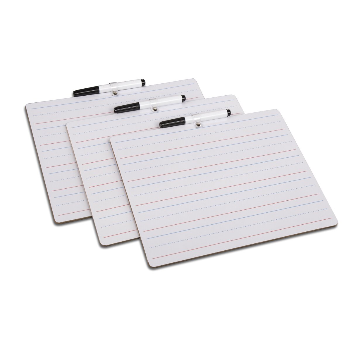 M30紅藍線雙面小白板帶筆夾寫字板產(chǎn)品詳情圖2