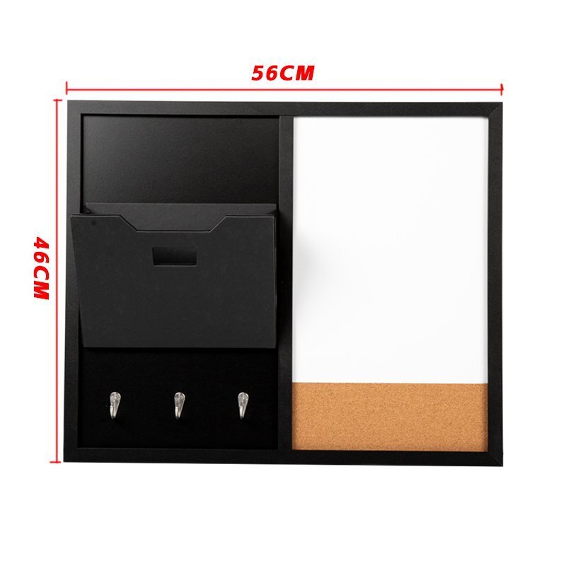 M69帶收納多功能軟木組合公告板